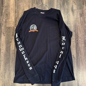 Ironworkers Joliet, Illinois Local 444 Black Long Sleeve Bayside USA XL